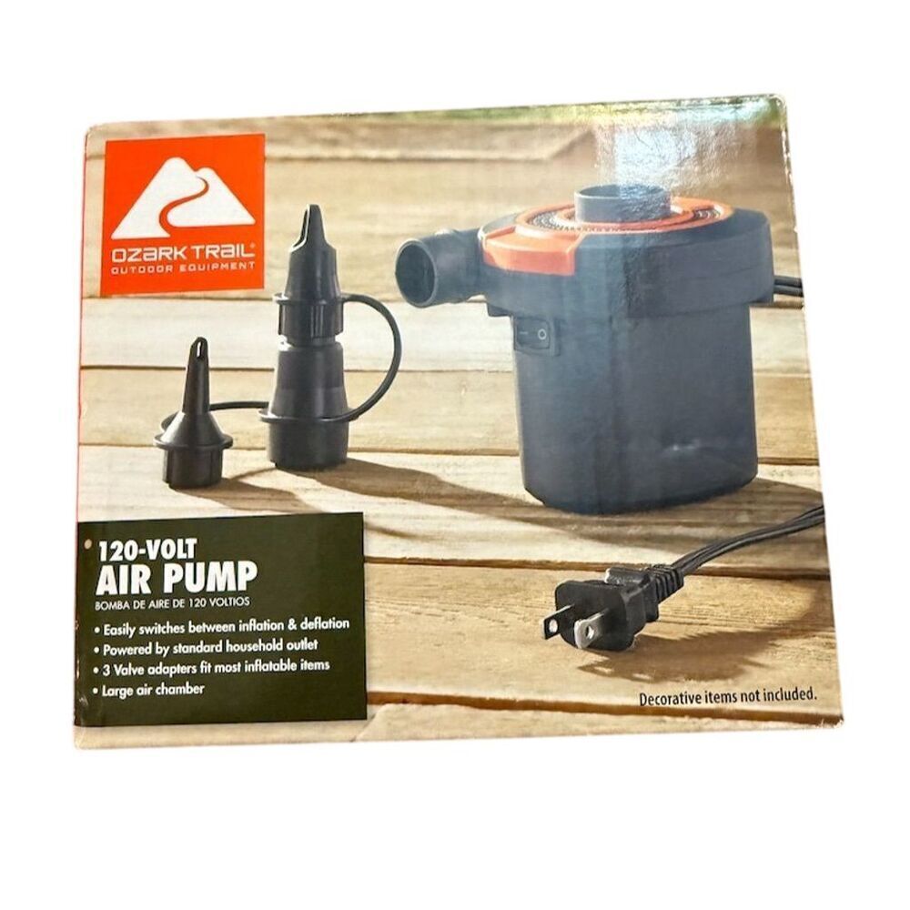 Ozark Trail 120 Volt Electric Air Pump Inflator Deflator
